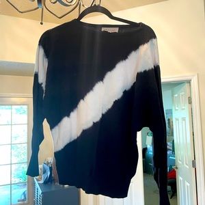 Black and white Philosophy sweater size large